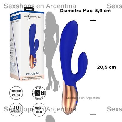 Estimulador de punto g con vibrador de clitoris